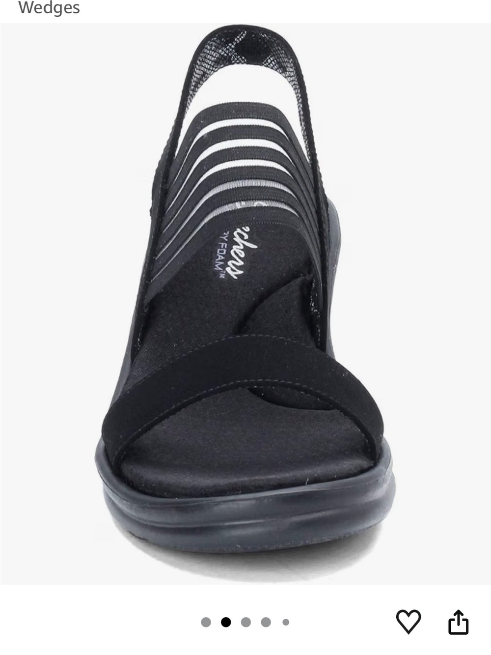 Skechers Women’s Rumblers Sci-Fi Wedge Sandals